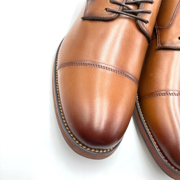 Florsheim Mens Size 8.5 Blaze Cap Oxfords Brown Leather Lace Up Dress Shoes New‎ main image 5